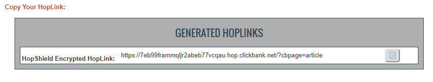 copy hoplink clickbank